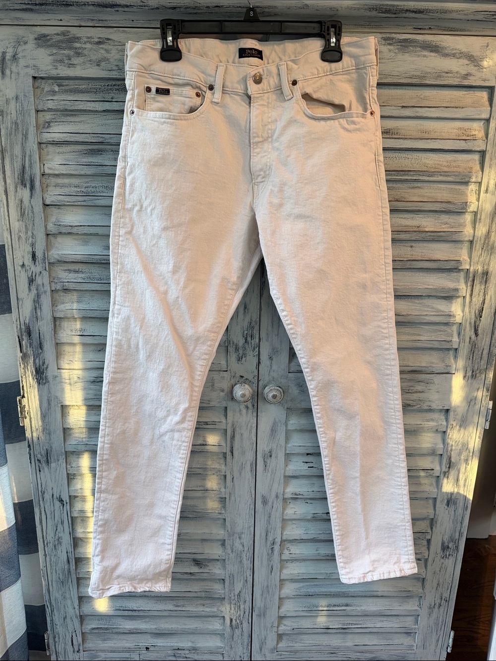 Ralph Lauren Men’s The Sullivan Slim
Off White/white Jeans Size 33x32